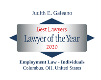 Judith E. Galeano Best Lawyers Lawyer of the year 2020 Employment Law - Individuals Columbus, OH, United States