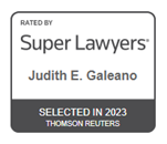 Rated By Super Lawyers Judith E. Galeano Selected in 2023 Thomson Reuters